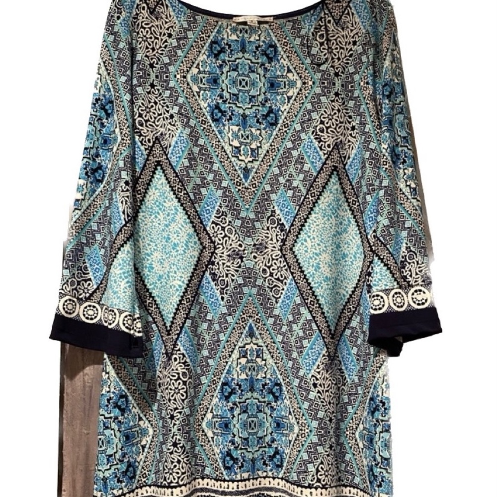 Sandra Darren Pull On Midi Dress